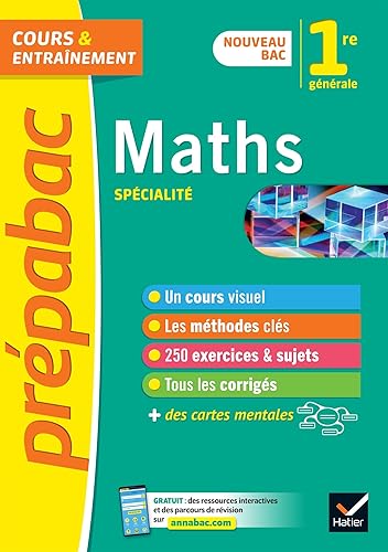 Maths spécialité 1re générale: nouveau programme de Première
