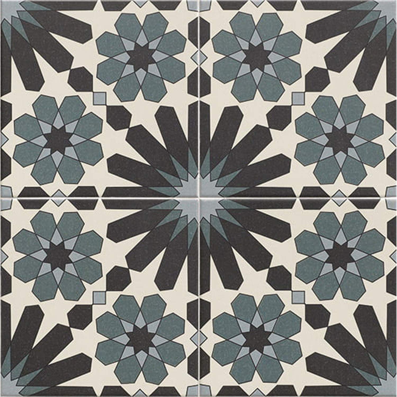 Casa Moro | Azulejos de cerámica marroquí Meknes 20 x 20 cm 1 m² azulejos de suelo y azulejos de pared en el baño y la cocina. Hermosa pared trasera de cocina cuarto de baño | FL8022