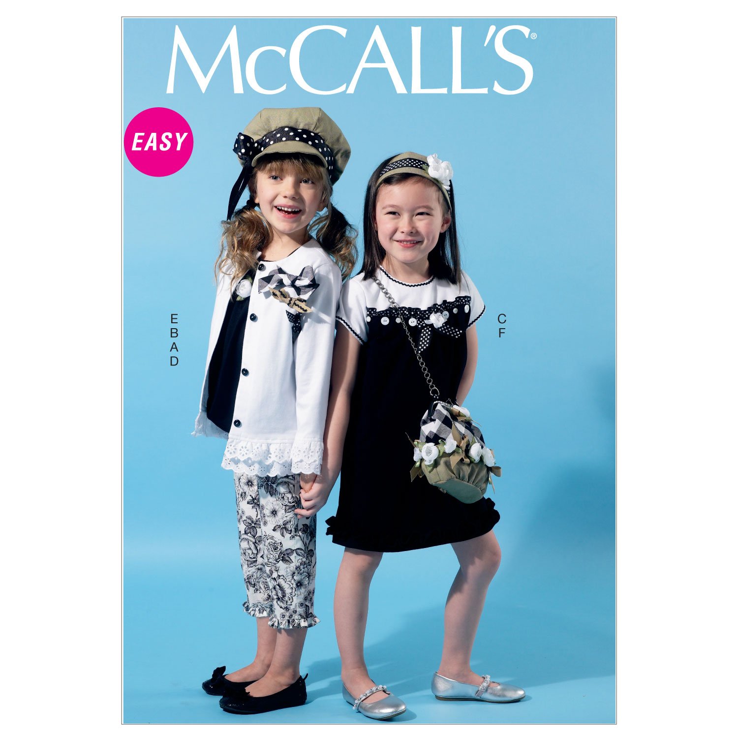 Amazon.com: McCall Patterns M6542 Children's/Girls' Cardigan, Top ...