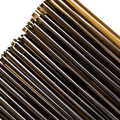 Oceanside Glass Rods Bronze Transparent 96 COE 1lb.Bundle