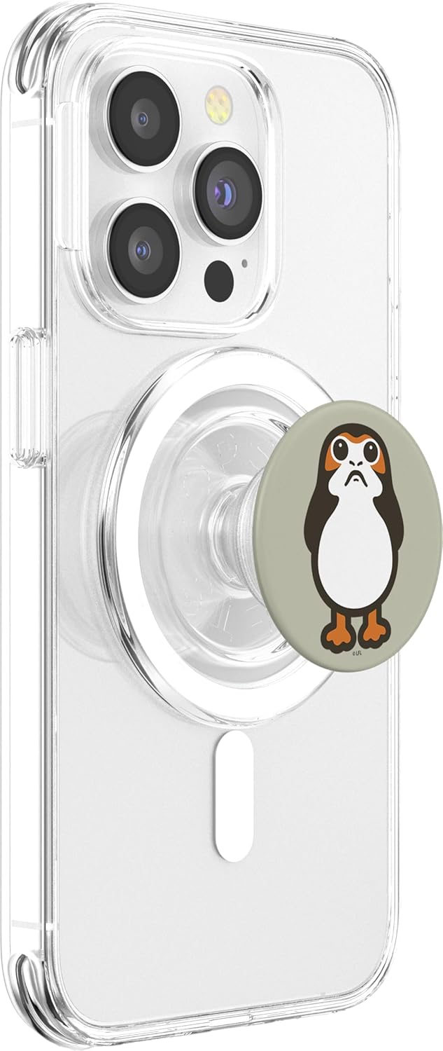 Star Wars Porg Cutie Mini Digital Art PopSockets MagSafe PopGrip for iPhone