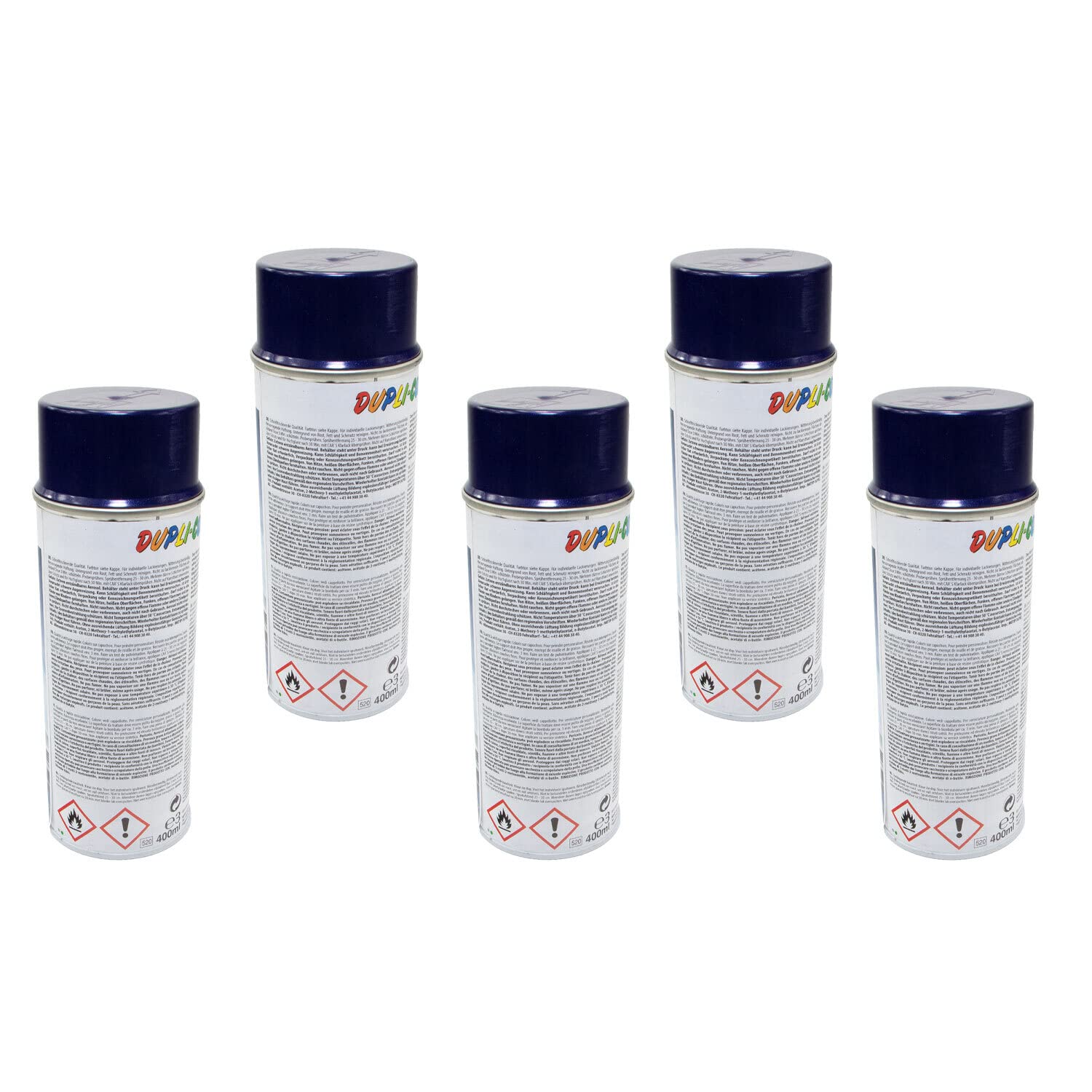 Lackspray Spraydose Sprühlack Cars Dupli Color 706844 blau-lila metallic 5 X 400 ml