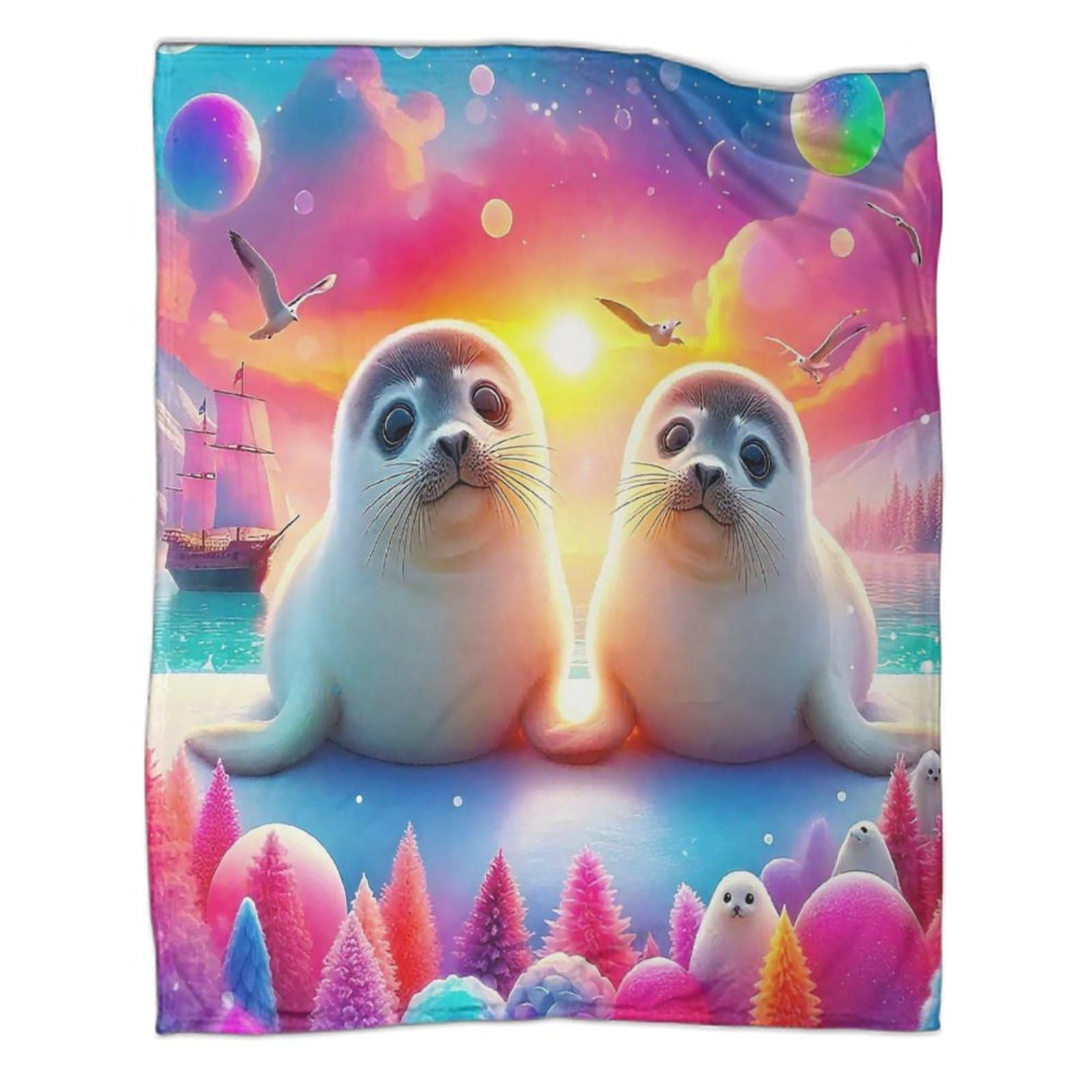 Couverture flanelle 3D pour protéger les enfants du froid en toutes saisons