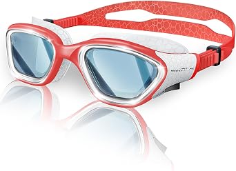 Whale Swim Goggles, HD Anti-Fog Goggles, Unisex | 100% UV Protection | Anti-Fog Design Clear Wide-Angle Underwater View