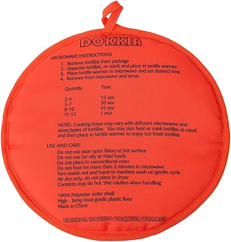 Miniatura 9 de Calentador de tortillas Taco de 12 pulgadas, bolsa aislada de tela para microondas, para mantener la comida caliente hasta una hora (Sunburst Chilli