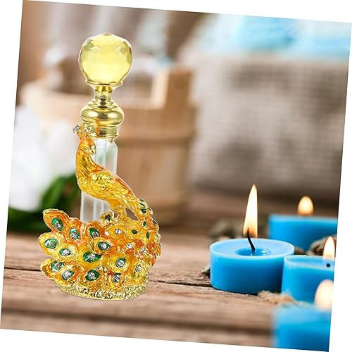 Miniatura 4 de Perfume de viaje recargable vacío del bulbo de la botella del perfume de la vendimia para el almacenamiento del aceite esencial