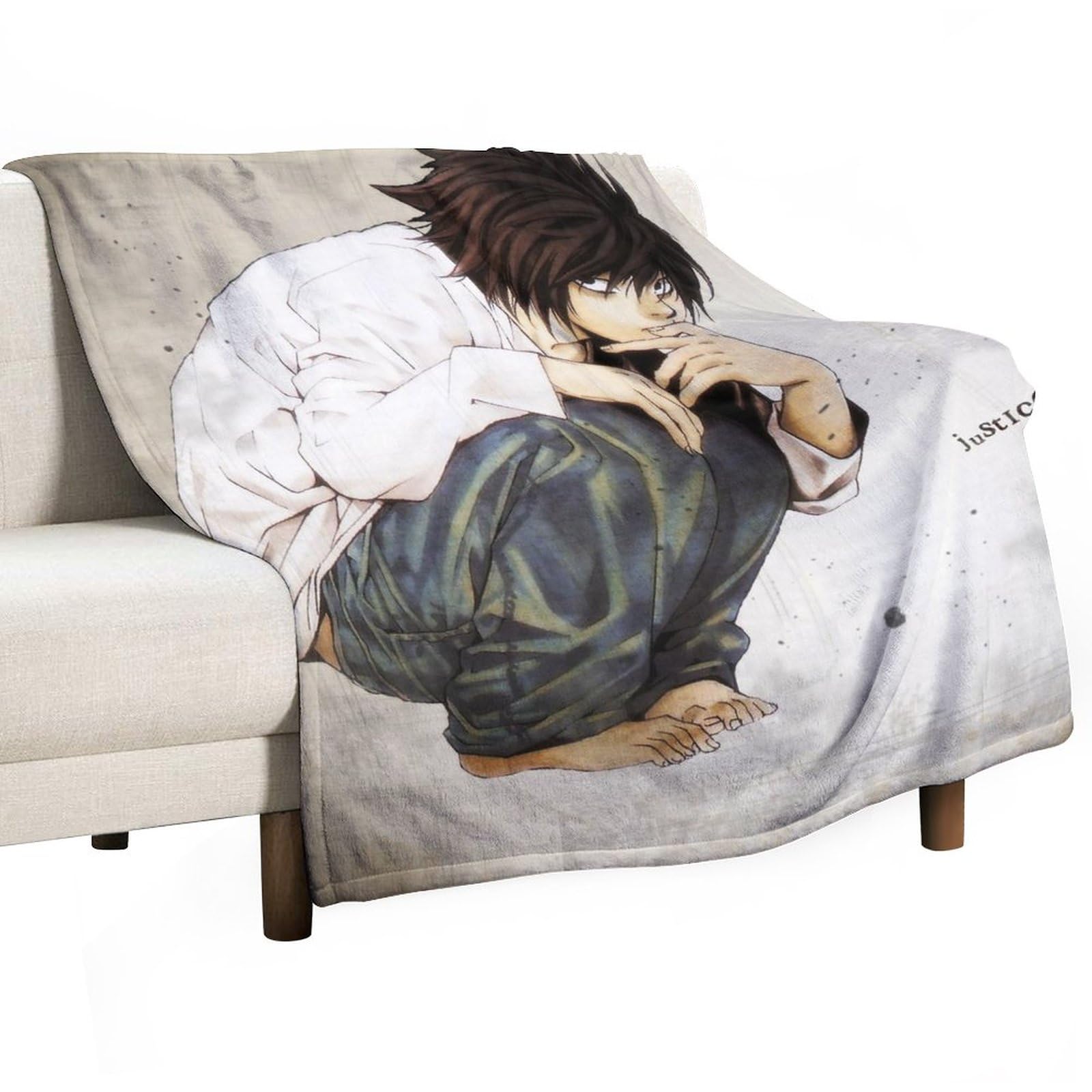 Amazon｜毛布 冬用 Death Note デスノート ブランケット シングル 50