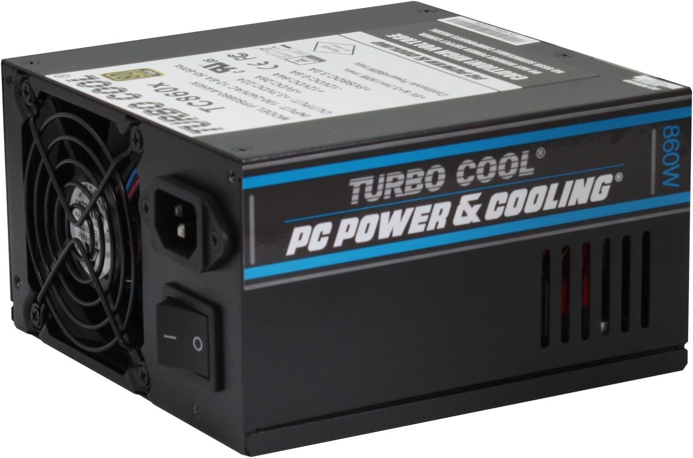 PC Power & Cooling Turbo-Cool Series 860 watt (860W) 80+ Gold Active PFC Industrial Grade ATX PC Power Supply 7 Year Warranty FPS0860-A4H0X