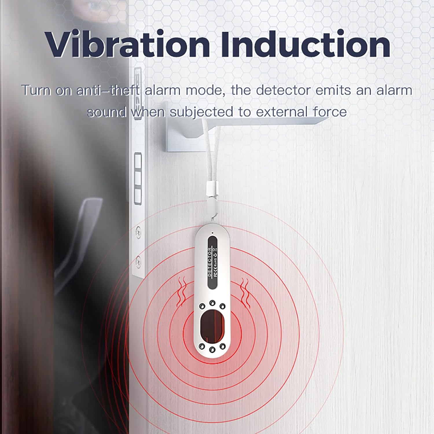 Hidden Camera Detectors, GPS Tracker Detector, 2025 New Portable Anti Spy Camera Finder, Rf Wireless Signal Scanner, Infrared Listening Devices Detector, 6 Levels Sensitivity 5 Modes for Travel, Home - Image 8