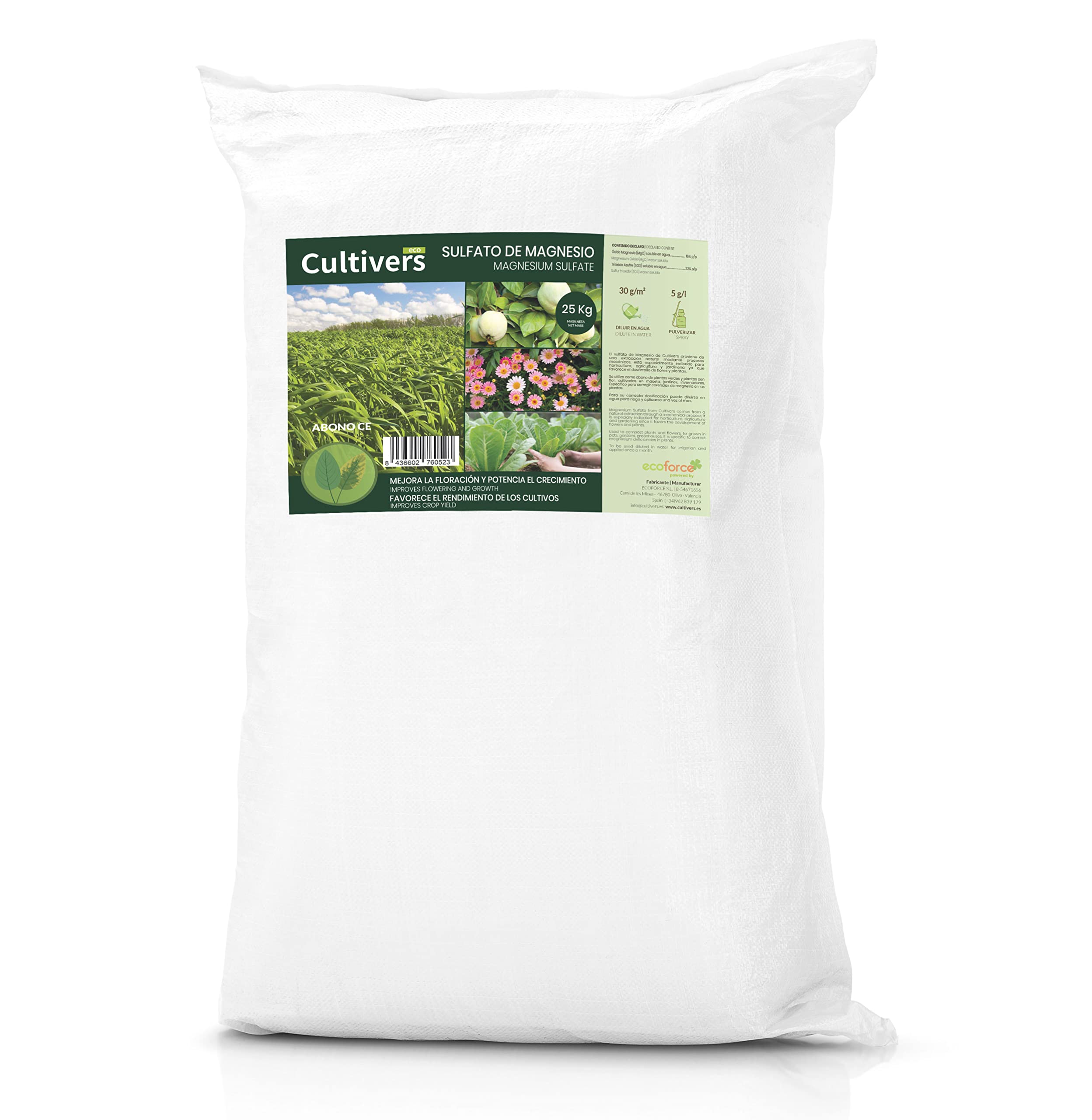 Solfato Di Magnesio Fertilizzante 3.5 Kg - Per Piante Più Forti E Verdi - Foto 7