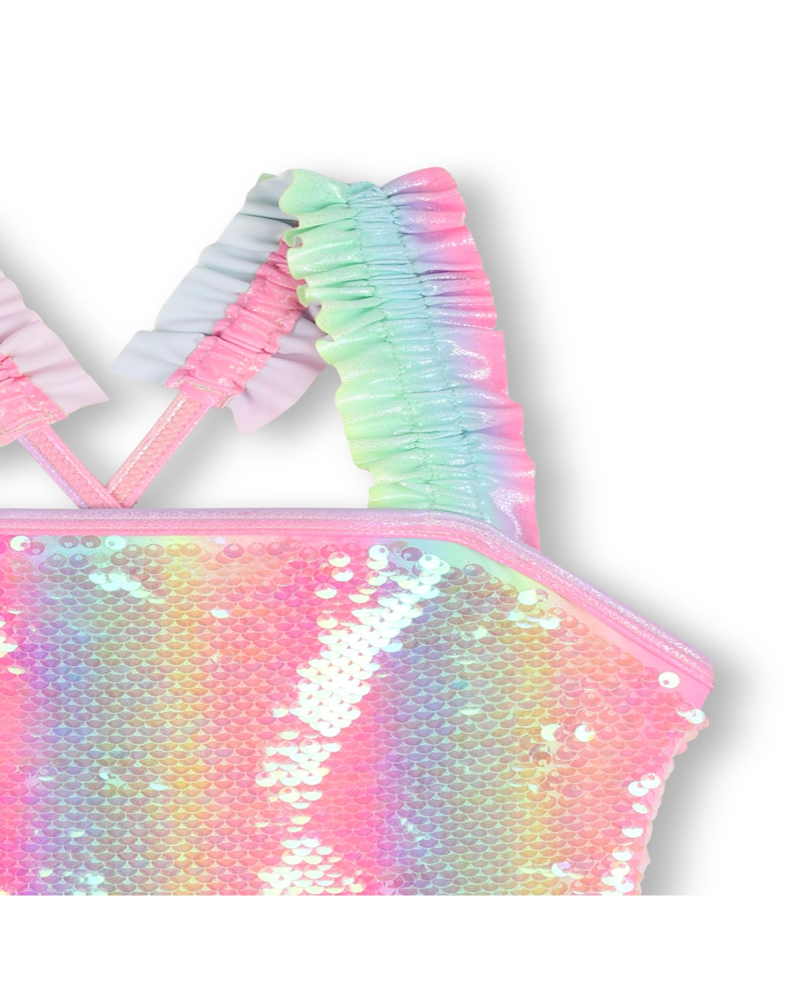 Billieblush Costume da Bagno Bambina, Multicolore, 6 Anni