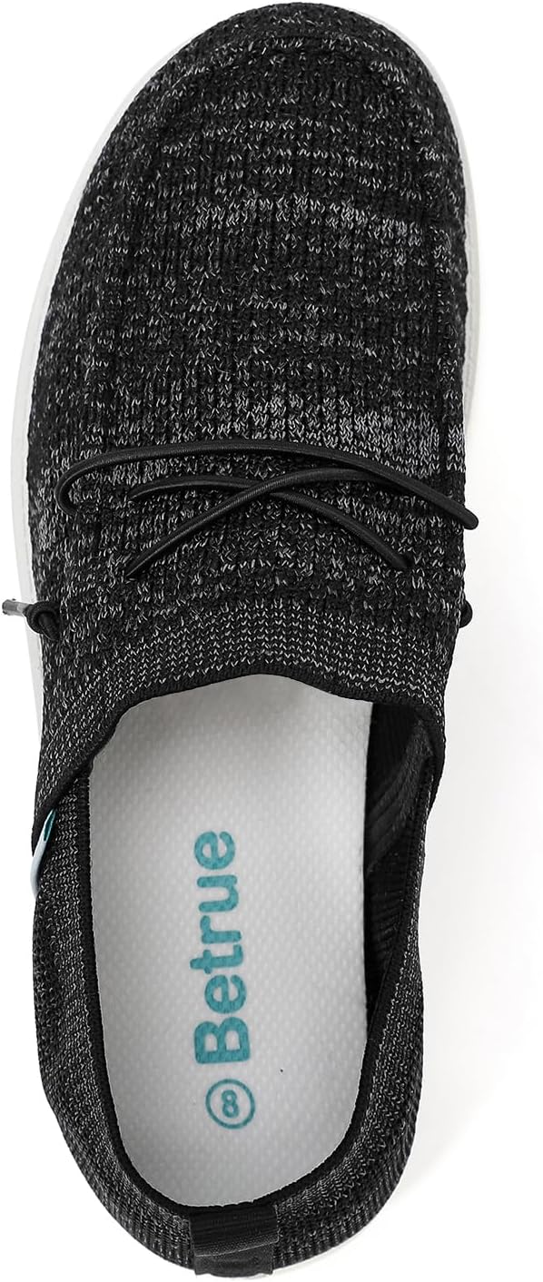 Betrue Lightweight Boat Shoes for Women, Womens Casual Loafers, Womens Slip On Deck Shoes, Breathable Canvas Walking Shoes for Women - Image 7