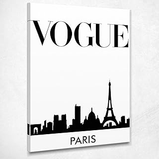 Quadro Vogue Parigi Quadro Moda Stampa su Tela Vgv8 Alta qualità Certificata Fine Art Giclée, Fatto in Italia, 40x30 cm