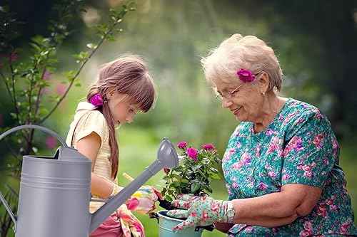 Miniatura 5 de Regadera de plástico para plantas de interior, flores de jardín al aire libre, regadera para plantas de interior con cabezal de aspersor (12 galón,
