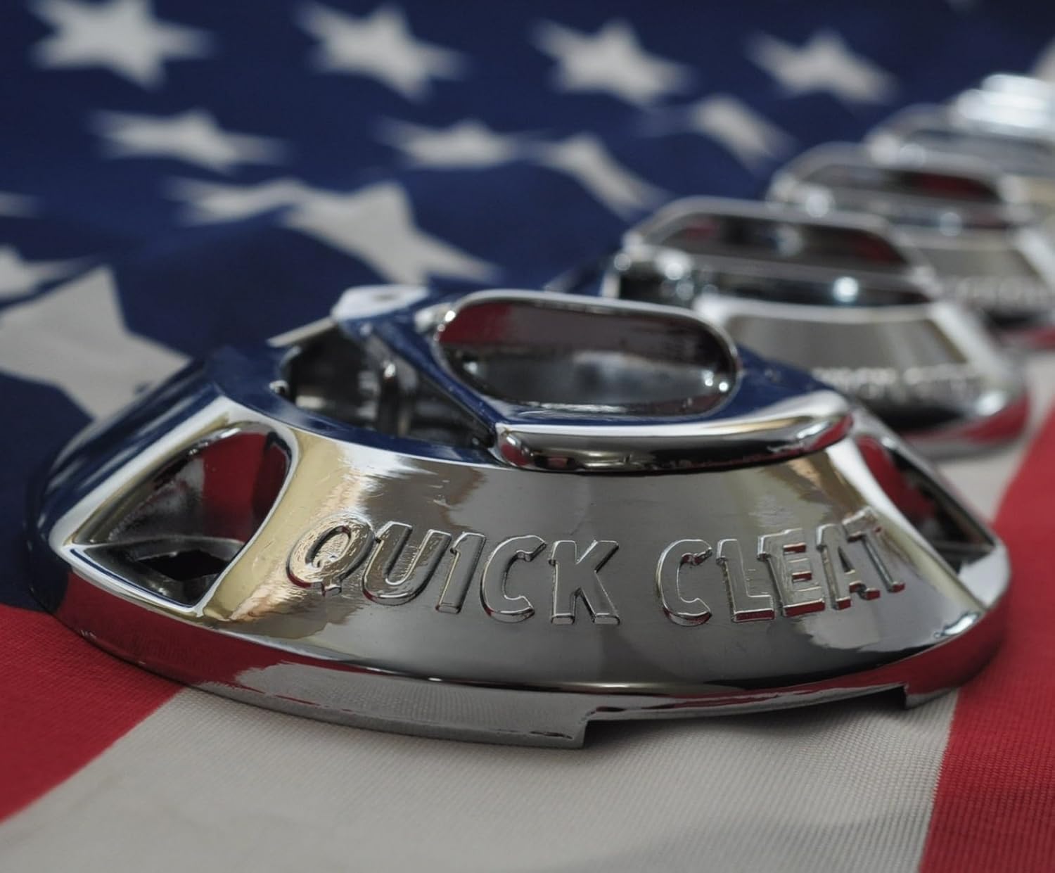 Quick Cleat No-Knot Boat and Dock (Chrome)