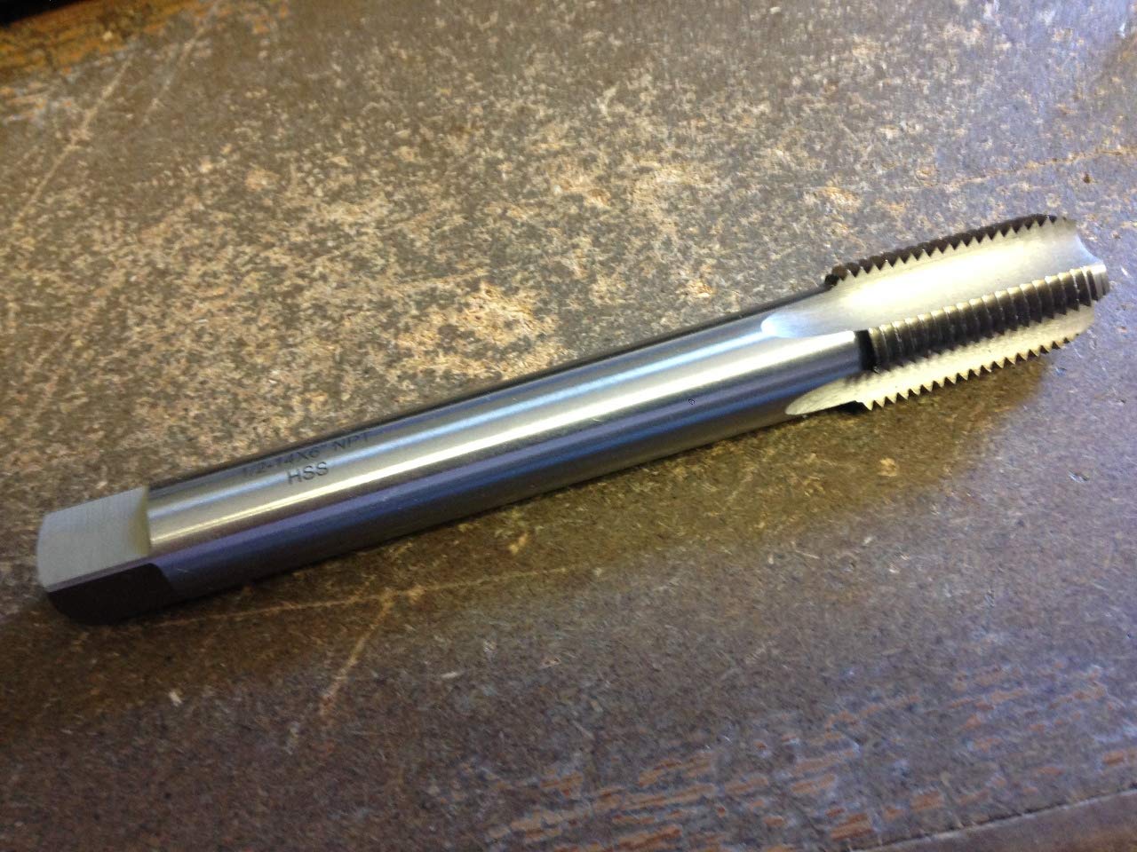 1/2-14 NPT HIGH Speed Steel 6" Long Pipe TAP