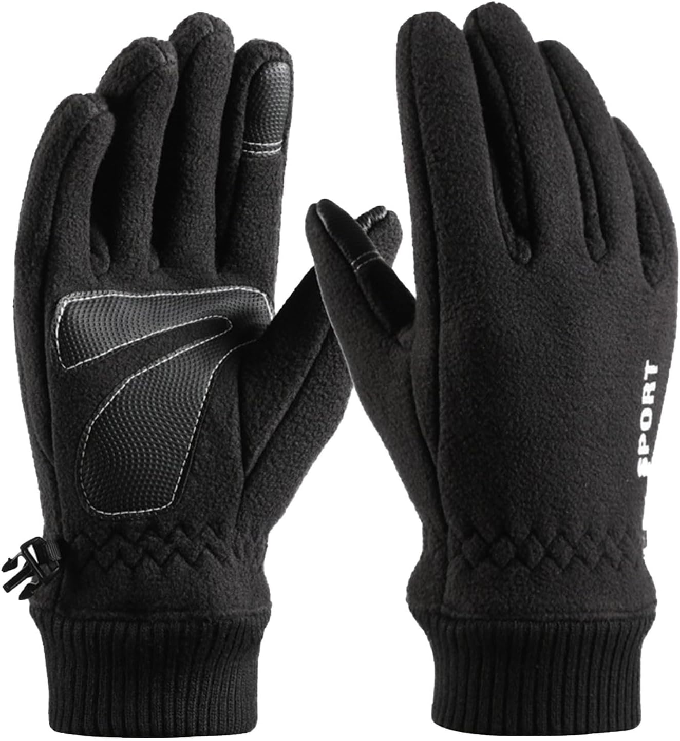 Touch Screen Running Gloves - Thermal Winter Glove Liners for Cold Weather for Men & Women - Thin, Lightweight & Warm Gloves for Texting