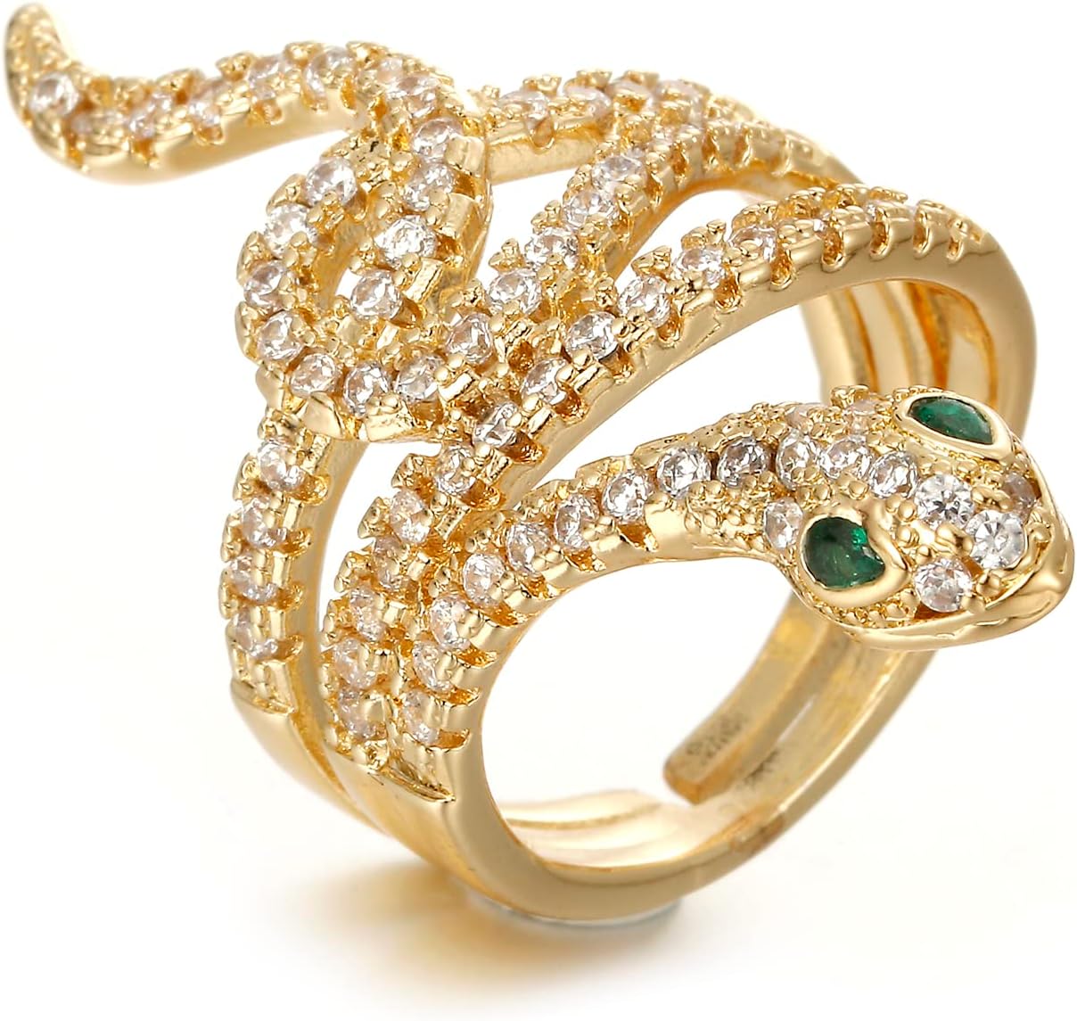 WinssigmaSnake Ring for Women