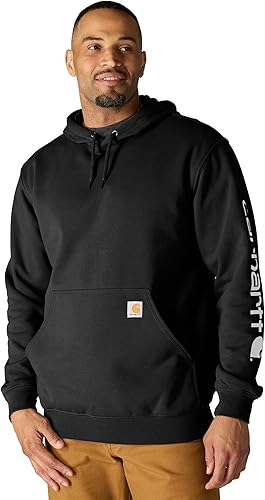 Carhartt Men's Loose Fit Midweight Logo Sleeve Graphic Sweatshirt