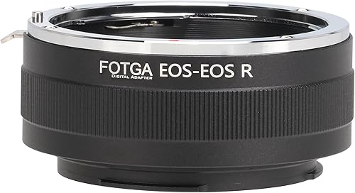 Miniatura 1 de FocusFoto Anillo adaptador de montaje de lente para Canon EOS EF EF-S Mount Lens a cámara sin espejo EOS R RF, compatible con cámara Canon R3 R5 R5C