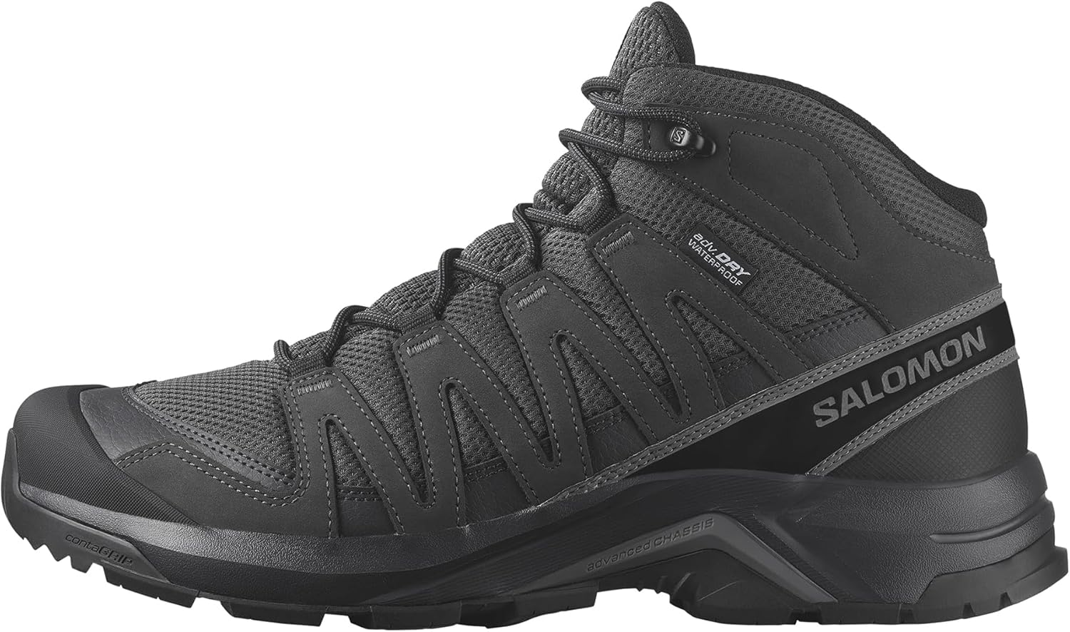 Salomon Men's X-Adventure Recon Mid GTX Hiking Boots: Waterproof Gore-Tex, Wide Toe Box, All-Terrain Stability for Rugged Trails