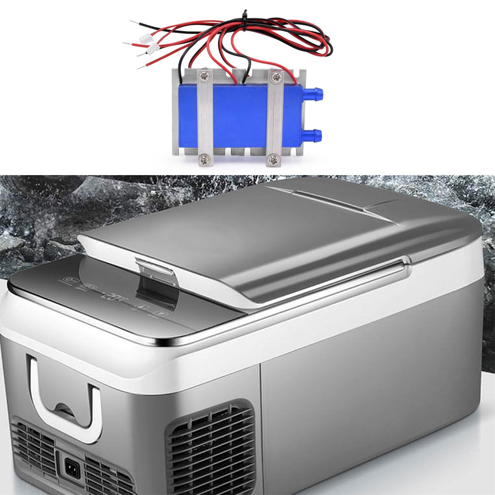 144W Thermoelectric Peltiers Refrigeration Cooler 12VDC15A Semiconductor Airs Conditioner Cooling