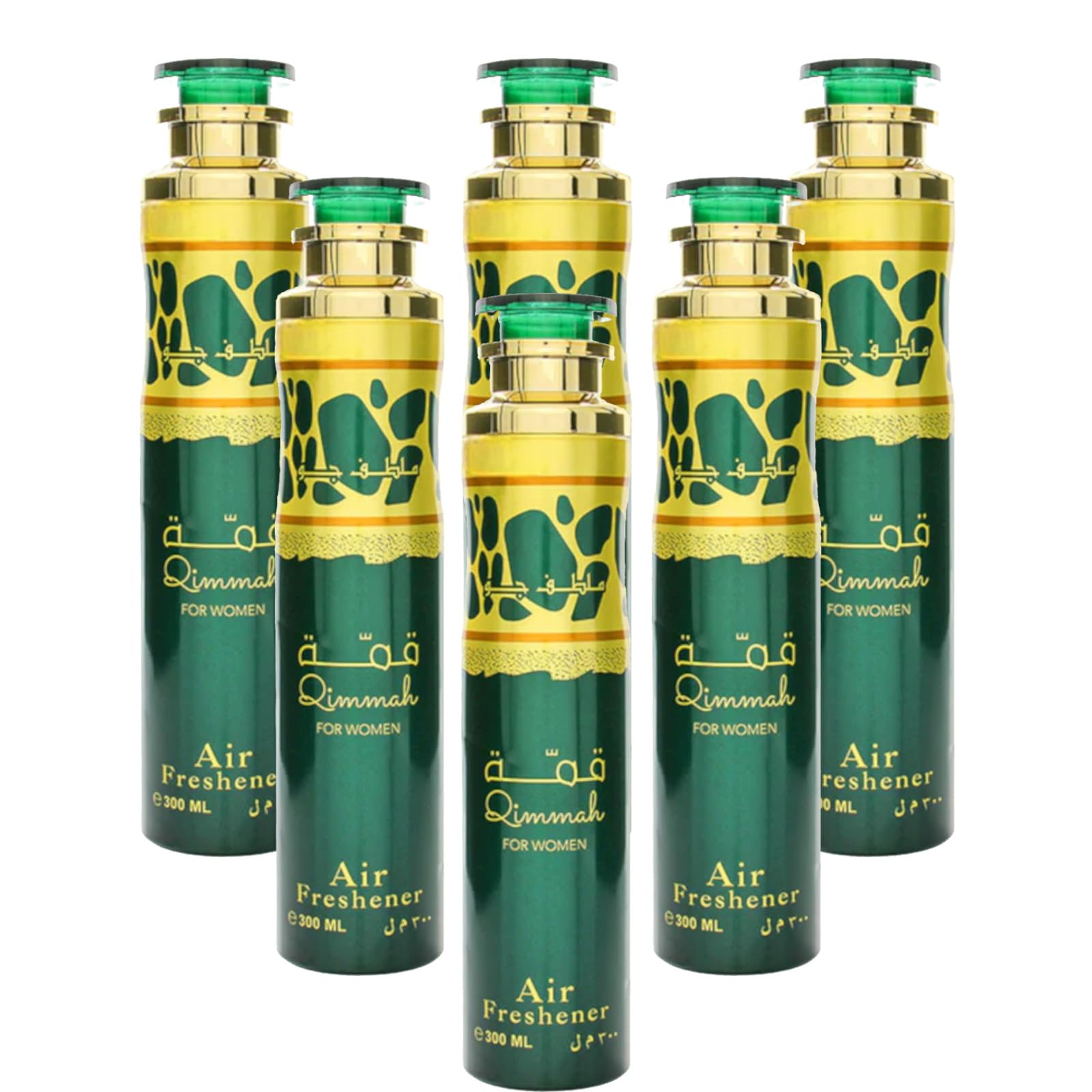 6x Ard Al Zaafaran - Arab Air Freshener - 300ml (Qimmah)