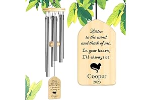 Personalized Memorial Wind Chime for Cherished Cats