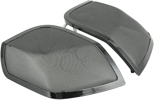 Miniatura 7 de TCMT Parrillas de altavoz con tapa de alforja de 5 x 7 pulgadas para Harley 2014-2024 Touring Electra Road Street Glide CVO Road King Ultra Limited