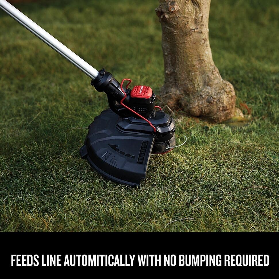 Image of CRAFTSMAN V20 Weed Wacker Cordless String Trimmer and Edger, Weed Eater Includes 2.0 Ah Battery and Charger, Lightweight, Extended Runtime, 2 Speed (CMCST900D1)