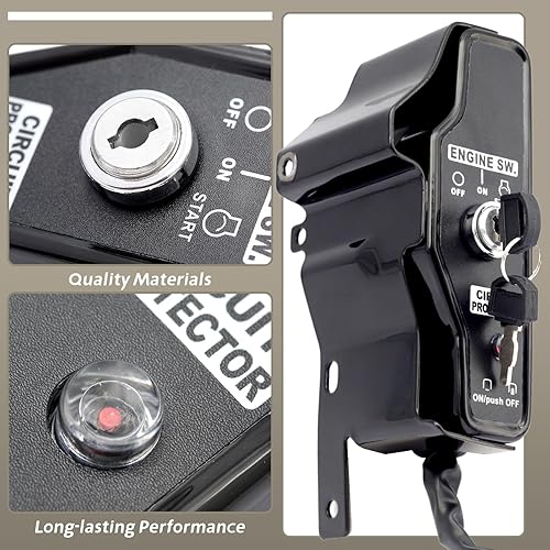 Miniatura 4 de Caja de interruptor de encendido compatible con Harbor Predator 13HP 420cc Engine 60340 60349 69736, caja de control de interruptor de encendido de