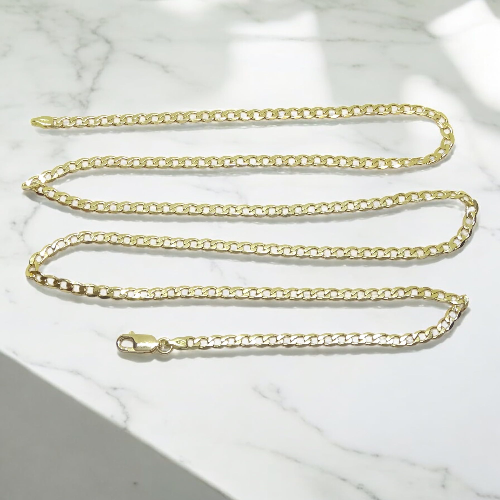 Łańcuszek męski z 18k złota dla mężczyzn | klasyczny naszyjnik 60cm | klasyczna biżuteria | 11.10g żółte złoto | męski dodatek do mody imprezowej | dzień ojca prezent rocznicowy | prezent na emeryturę |