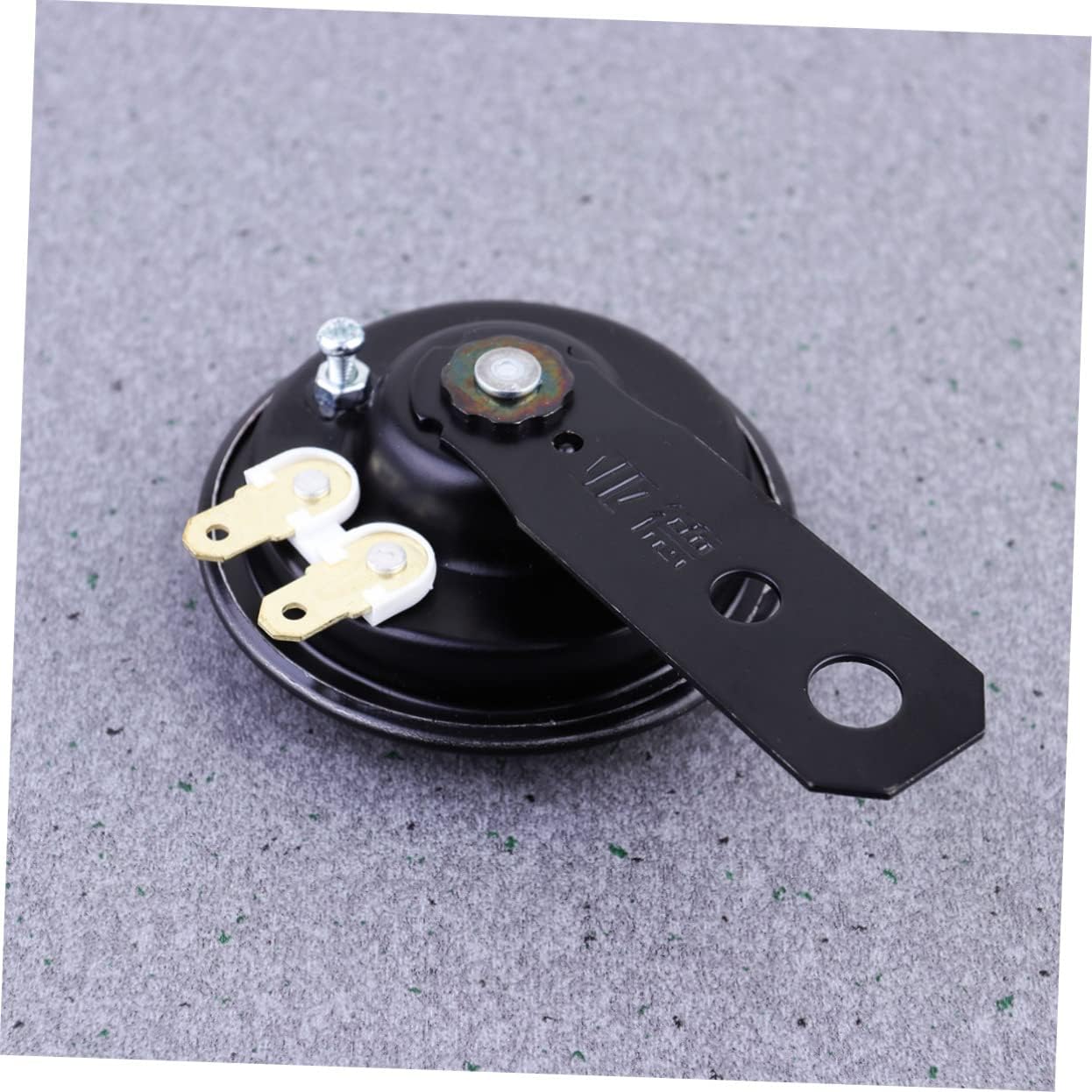 2pcs Motorcycle Horn Loud Air Horn for Scooter Moped Dirt Bike Atv and Go-kart Material Easy to Install Black