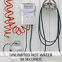 Vista 2 de Sistema de lavado equino portátil original Máxima comodidad con agua caliente instantánea Caballo cómodo y sin estrés