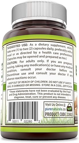 Miniatura 2 de Pure Naturals Raíz de bardana 425mg 120caps