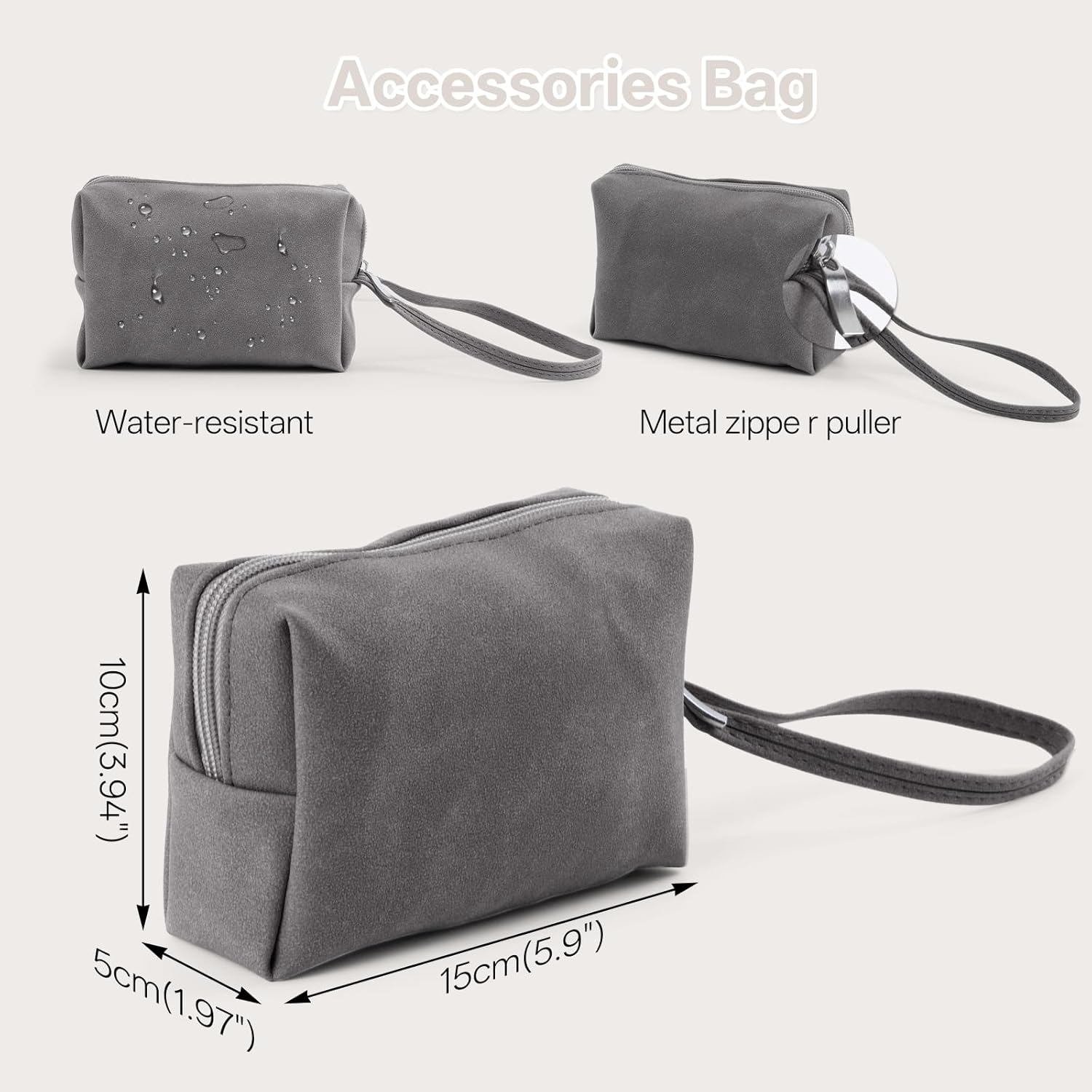 13-14" Laptop Sleeve Case for MacBook Pro 14" 13" M5/M4/M3/M2/M1, MacBook Air 13.6", PU Leather Magnetic with Stand Protective Bag Cover for HP Dell Lenovo Surface (13-14" | Grey) - Image 6