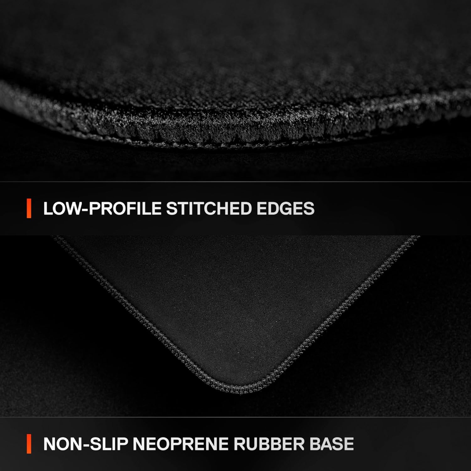 SteelSeries QcK XL Performance Balance Gaming Mouse Pad - Extra Density for Smooth Glide - Flat Stitched Hems - Non-Slip Neoprene Rubber Base - 900 x 400mm - FPS, MOBA, RTS, MMO