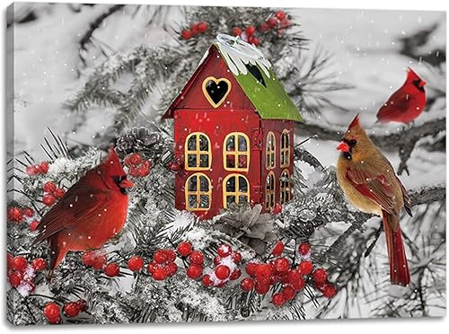 alottagifts Lienzo decorativo iluminado con la bandera de Estados Unidos y águila estadounidense con temporizador, diseño de lienzo LED para pared,