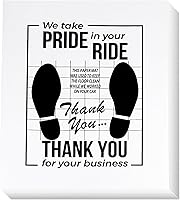 FADUOALI 100 Pack Disposable White Paper Car Floor Mats 16x20 Inch - Temporary Vehicle Protector for Detailing & Mud Protection