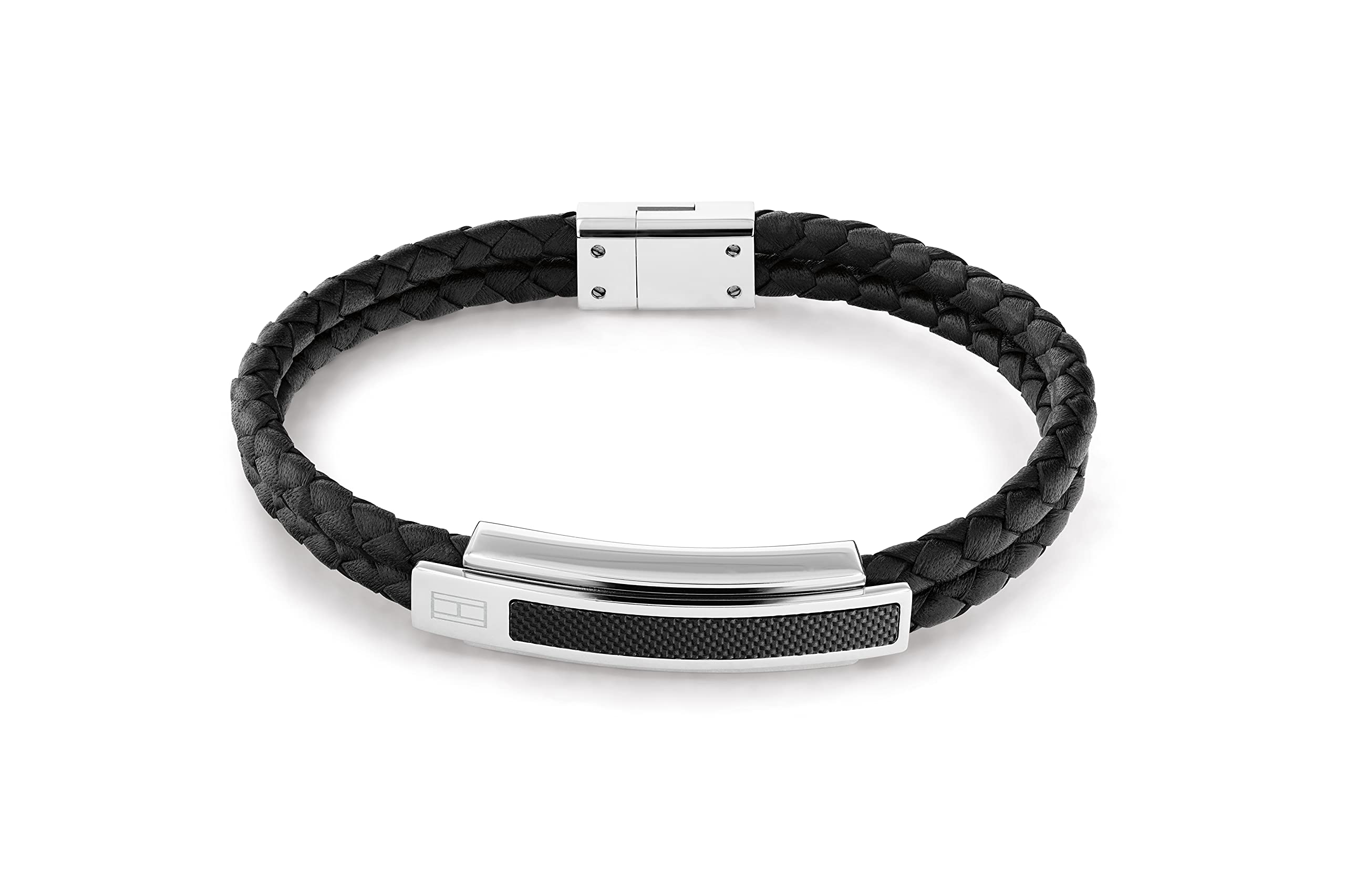 Bracelet en Cuir Noir pour Homme Tommy Hilfiger - Élégance Tendance