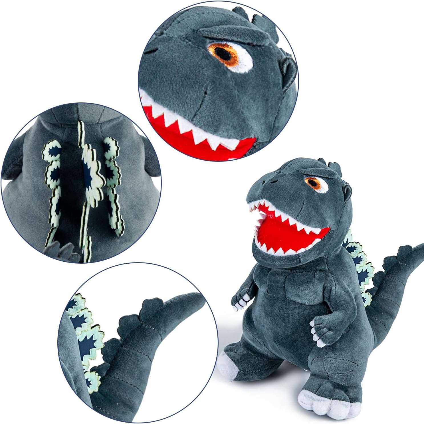 Godzila Plush 9 Inch- Kaiju-Inspired Stuffed Animal Dinosaur-Like Monster Plushies for Fans