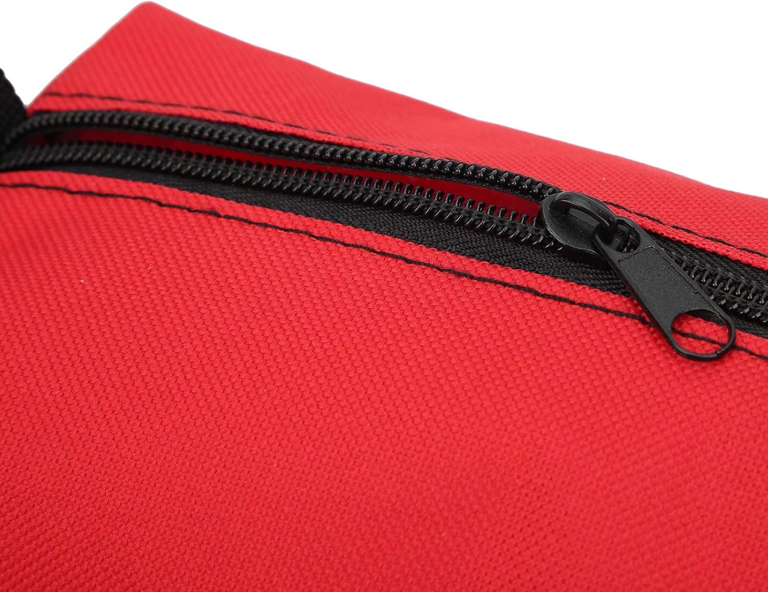 2Pcs 9.8x3.3x2.8in Small Tool Bag,Tool Pouch Multi Tool Storage Pliers Organizer with Wristband for Screwdrivers,Pliers,Nut Drivers (red)