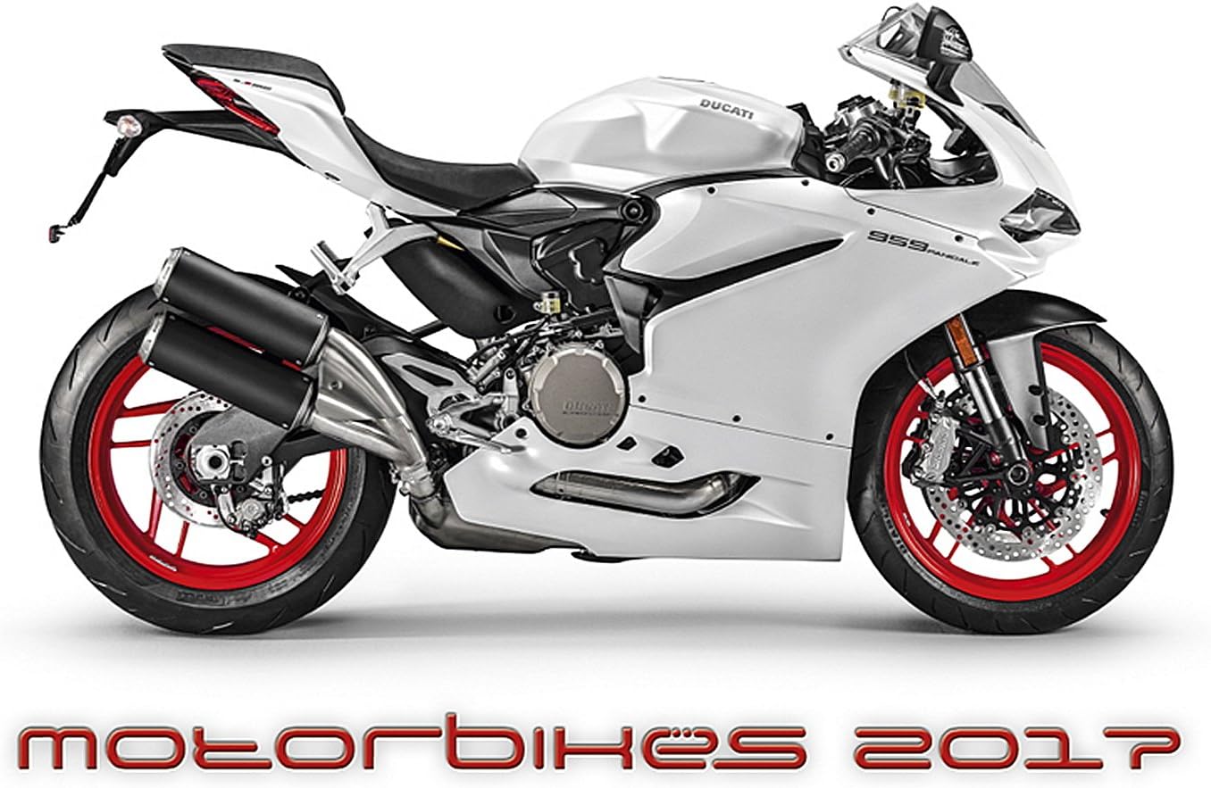 Motorcyle Calendar 2017 - Motorcycle Calendar - Photo Calendar - Moto GP Calendar - Motorbikes Calendar by Helma