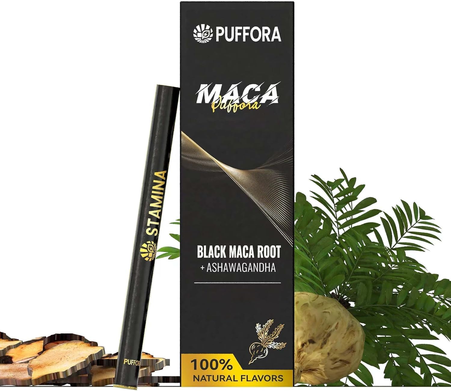 Herbal Diffuser Pen, Gentle Energy Boost & Steady Stamina, Plant-Based, Natural Flavor, 600 Uses