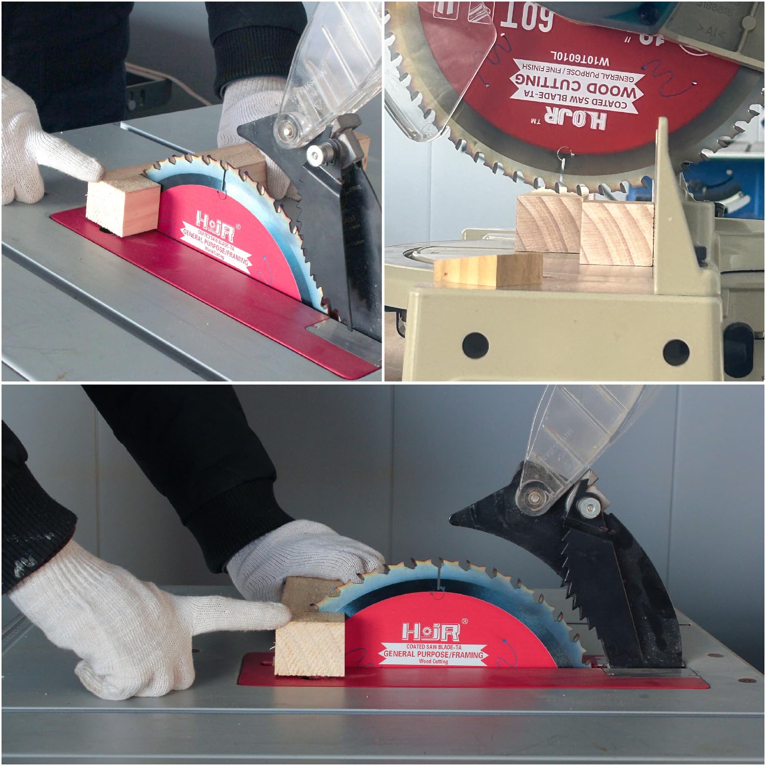 Circular Saw Blade Woodworking TA Series 10" 50-Tooth 5/8" Arbor, Combination Wood Cutting Saw Blade,Special Anti-Thermal Adhesion Coating on Cutting Head -TA, COM 10" 50T 5/8"