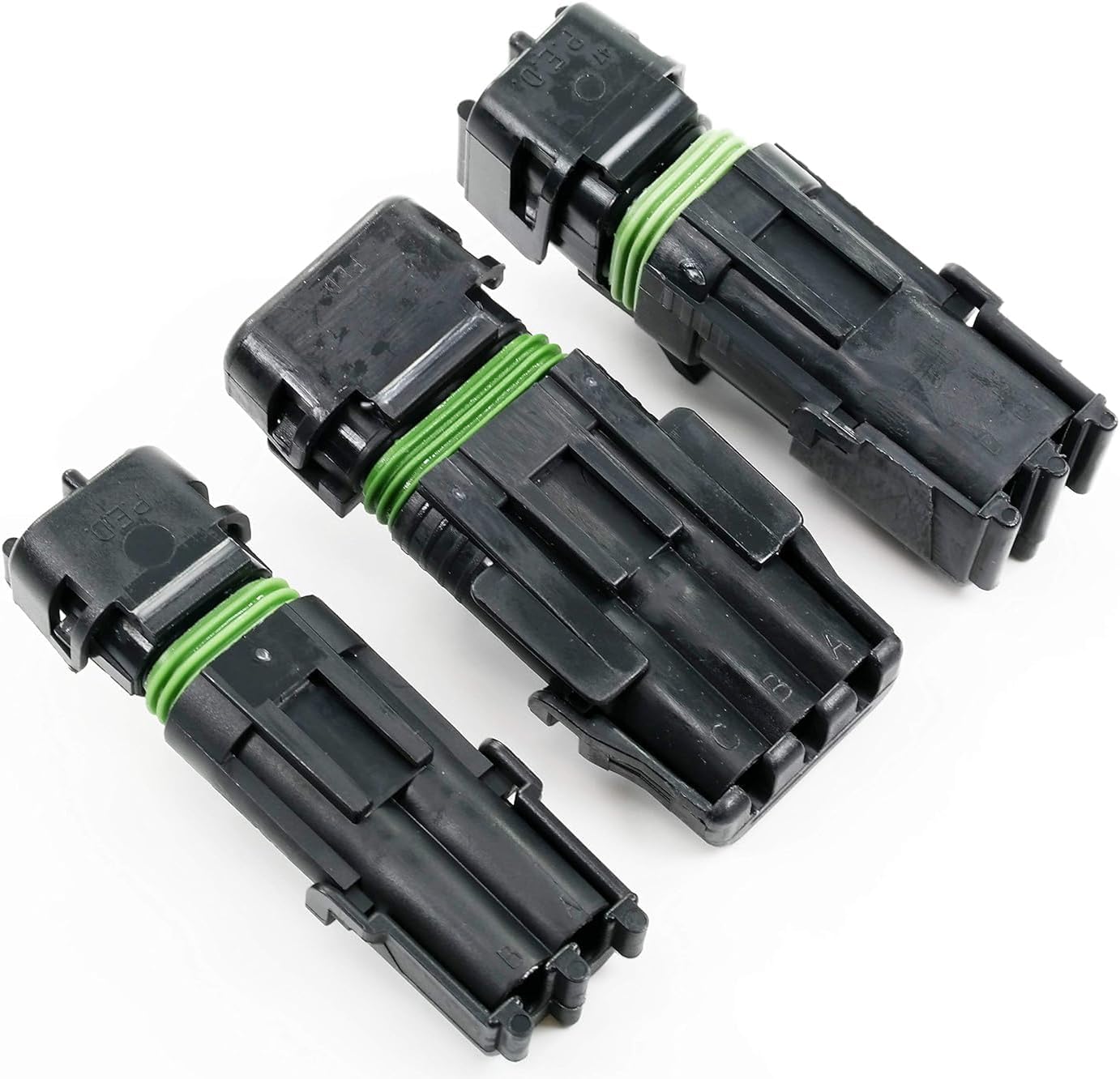 374pcs (1,2,3 PIN) Conductors Weather-Pack 20 Amp Conductor, Terminal, Sealed Weatherproof Automotive Electrical Connectors Kit 10-20 GA