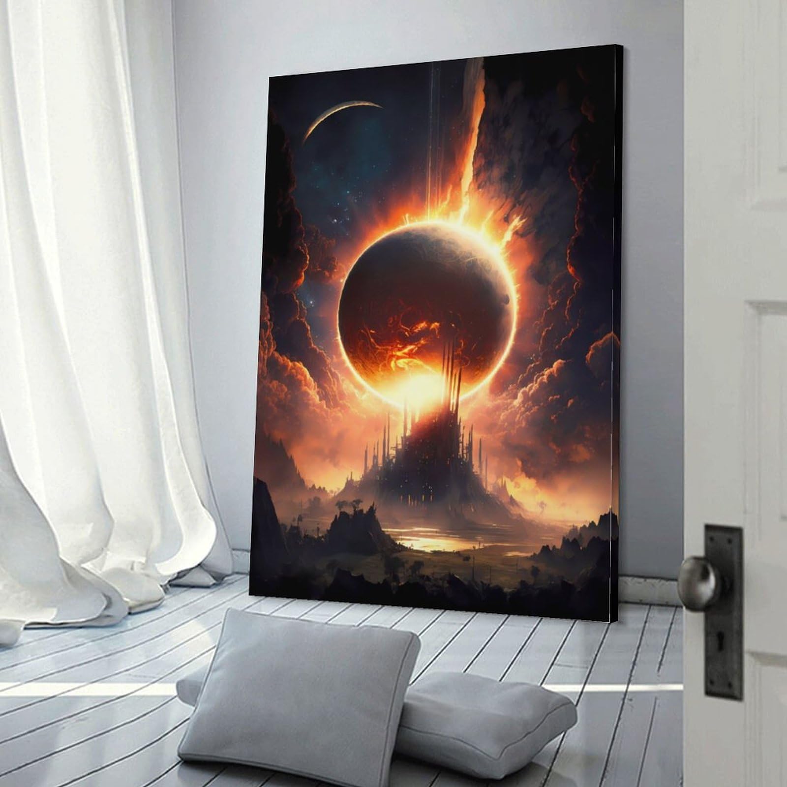 Affiche Super Sun Eclipse POLIUAWS : transformez votre espace en un havre de paix artistique