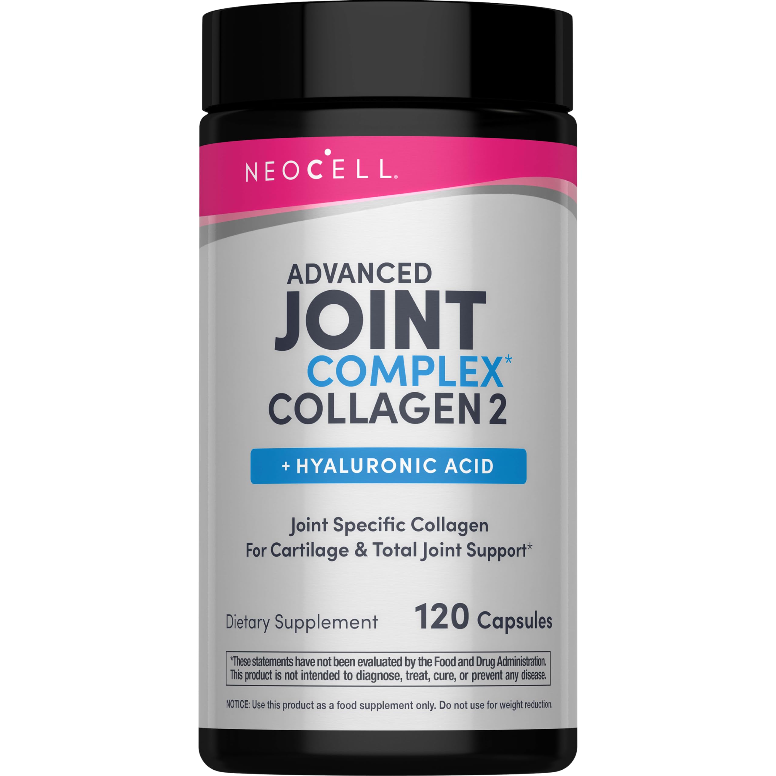 NeoCell Joint Complex Supplement | 120 Capsules | Plus Hyaluronic Acid