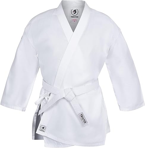 Miniatura 5 de Twister Karate Gi Uniforme profesional de karate Kimono de karate para estudiantes de calidad premium Traje de karate de 8 onzas para adultos y
