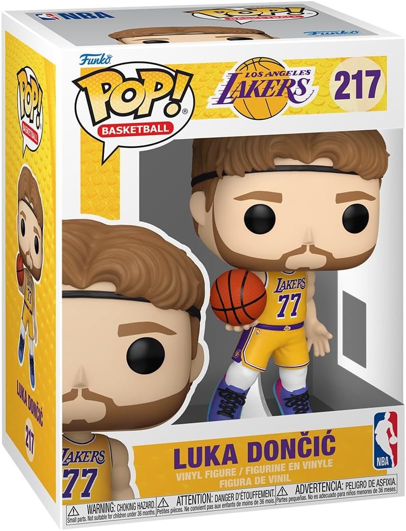Funko Pop! NBA: Lakers - Luka Dončić - Collectable Vinyl Figure - Gift Idea - Official Merchandise - Toys for Kids & Adults - Sports Fans - Model Figure for Collectors and Display